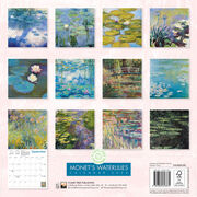 Monet's Waterlilies 2026 wall calendar