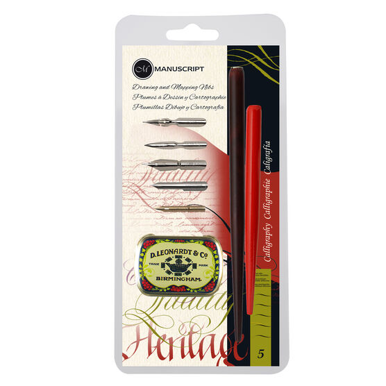 Drawing and mapping calligraphy set
