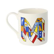 Alphabet of art mug - M