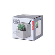 Small Concrete Desktop Planter