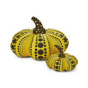 Yayoi Kusama small soft sculpture pumpkin