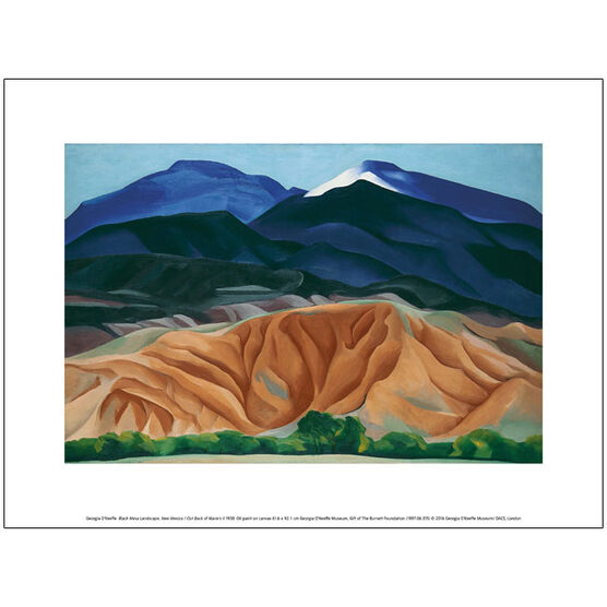 Georgia O'Keeffe Black Mesa Landscape (exhibition print)