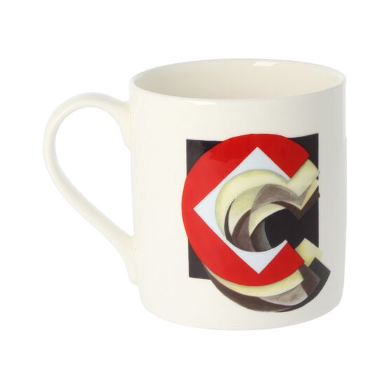 Alphabet of art mug - C