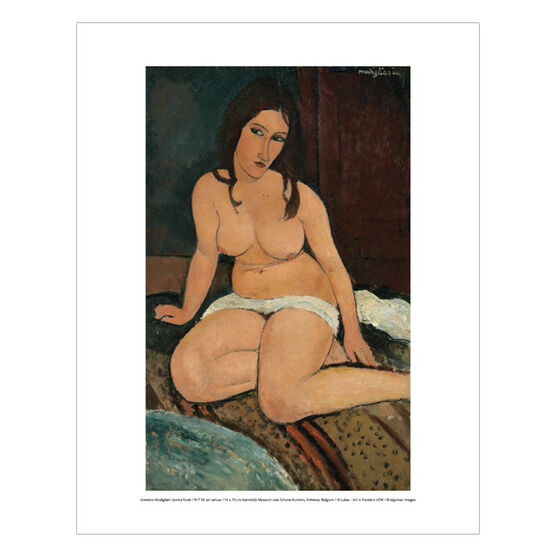 Modigliani Seated Nude (mini print)