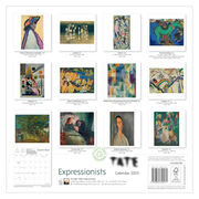 Expressionists 2025 Tate wall calendar