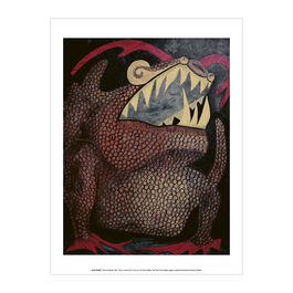 Uche Okeke Primeval Beast art print