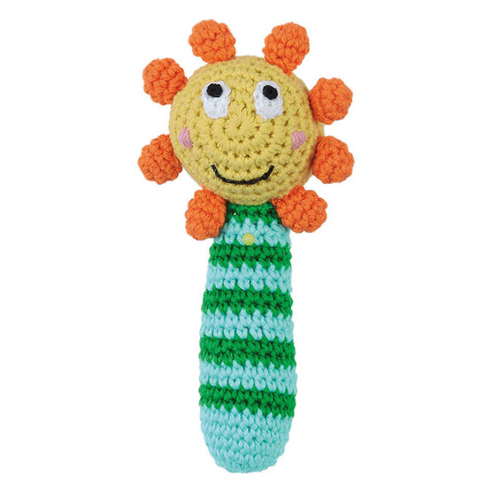 Ruth Green sunflower rattle