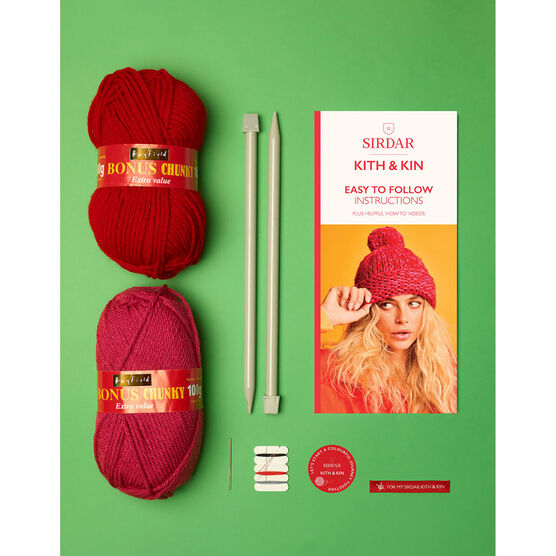 Hat knitting kit