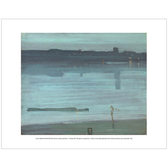 Whistler Nocturne: Blue and Silver - Chelsea (mini print)