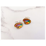 Paint palette cufflinks