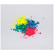 Neon and metallic oil pastels