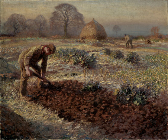 George Clausen: A Frosty March Morning