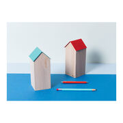 Blue storage house