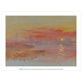 JMW Turner The Scarlet Sunset art print