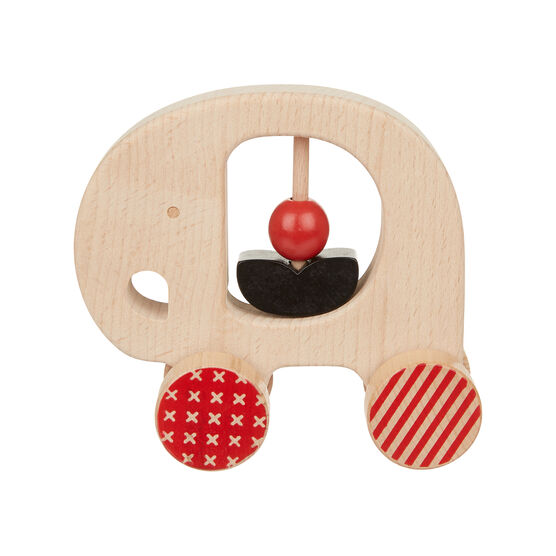 Elephant push along toy