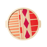 Coyocan medium round tray