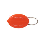 Tate logo orange coin pouch