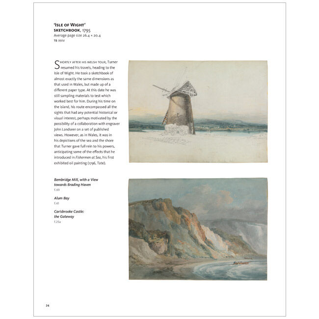 Turner's Sketchbooks (paperback) | Books | Tate Shop | Tate