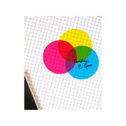 CMYK transparent sticky notes