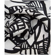 Patrick Heron Monochrome silk scarf