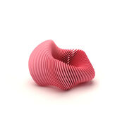 Pink Helix 3D printed bracelet