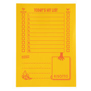 Yellow Hit List notepad