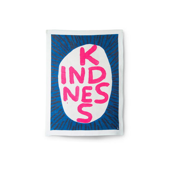 David Shrigley Kindness tea towel