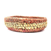 Nancy Jackson pink and yellow Tjanpi basket