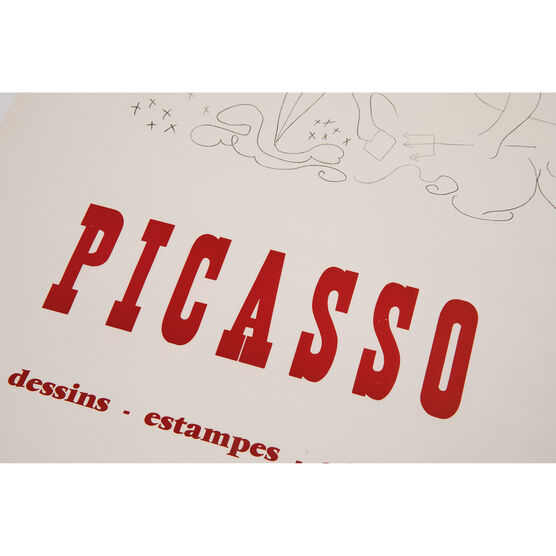 Picasso Dessins Estampes Affiches 1959 rare vintage poster
