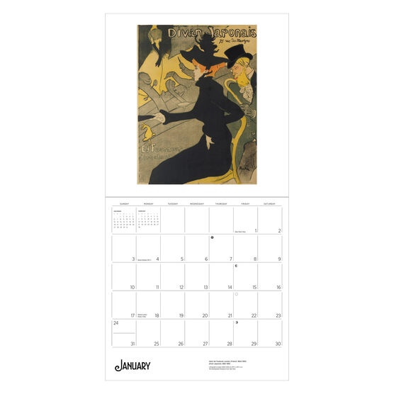 Henri De Toulouse-Lautrec Calendar 2027