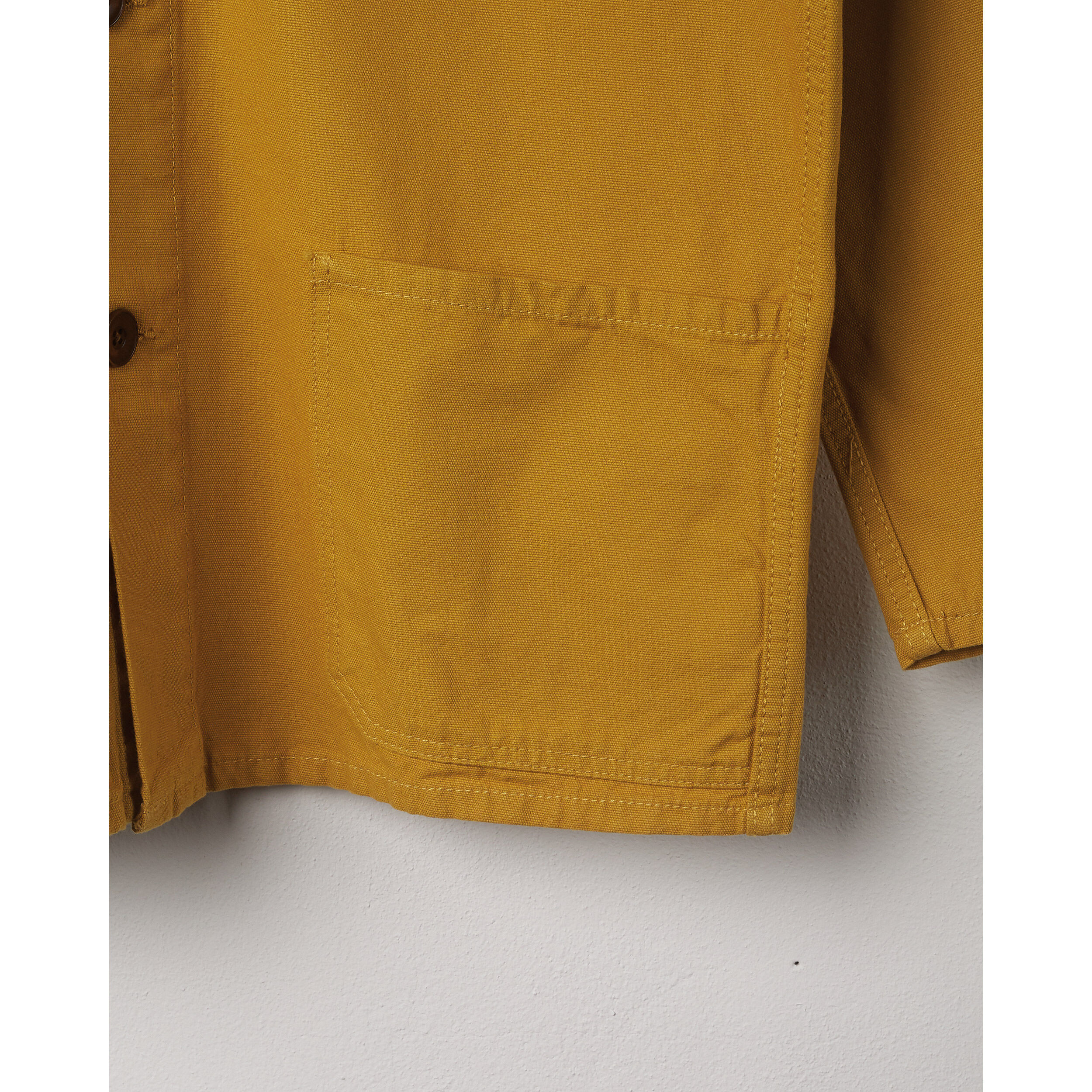 There Was One cotton jersey overshirt - Yellow