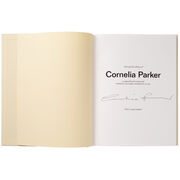 Cornelia Parker limited edition exhibition book