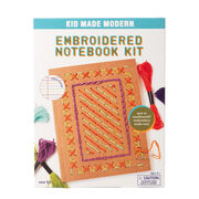 Embroidered notebook kit