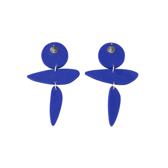 Lua blue drop earrings