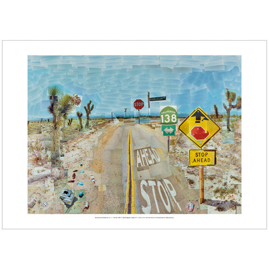 David Hockney Pearblossom Highway (poster)