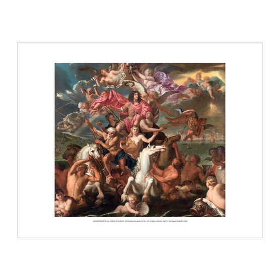 Antonio Verrio: The Sea Triumph of Charles II mini print