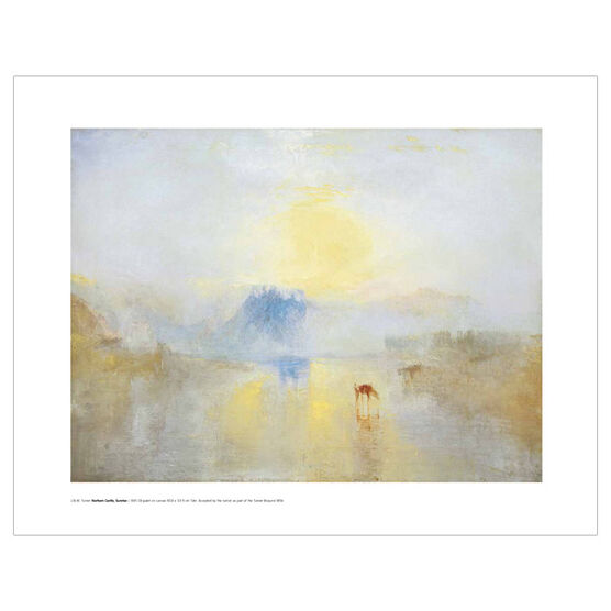 JMW Turner Norham Castle (mini print)