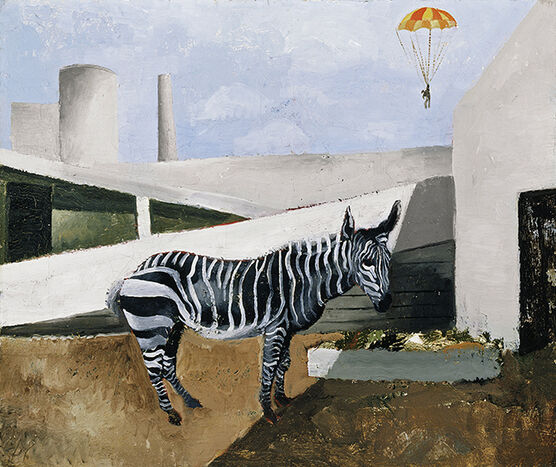 Wood: Zebra and Parachute