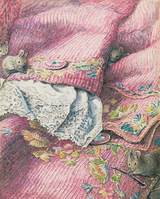 Helen Beatrix Potter: The Mice Stitching Button-Holes