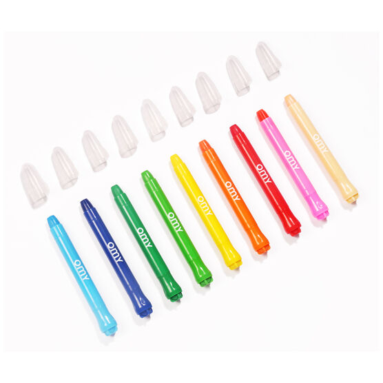 Box of 9 gel crayons