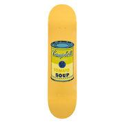 Warhol: Campbell's Soup Can skateboard - yellow