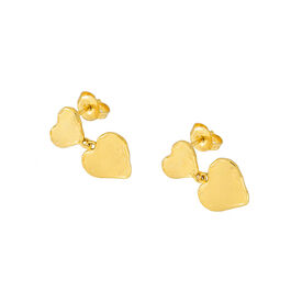 Belle gold drop earrings