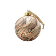Marbled ceramic bauble