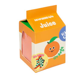 Orange Juice carton children's socks