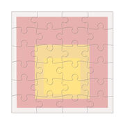 Josef Albers wooden puzzle set