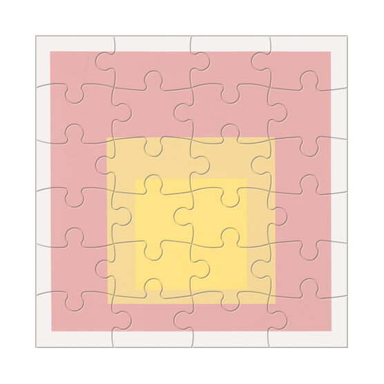 Josef Albers wooden puzzle set
