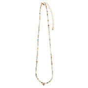 Blue stone star necklace