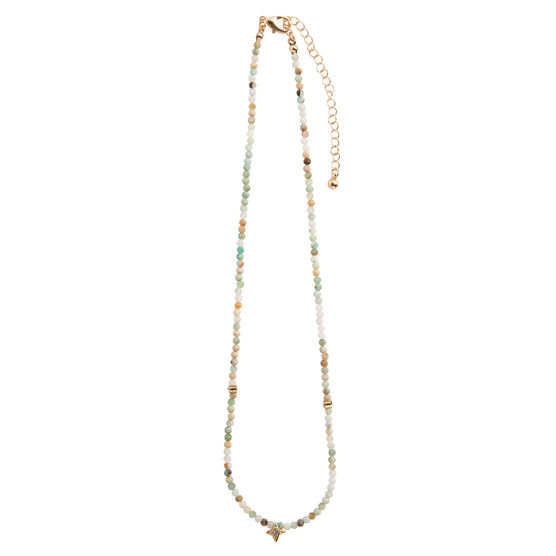 Blue stone star necklace