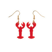 Red lobster earrings