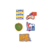 Andy Warhol wooden magnet set
